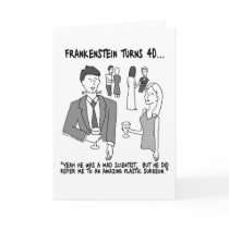 Frankenstein Turns 40 Greeting Card