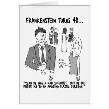 Frankenstein Turns 40 Greeting Card