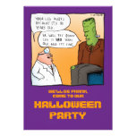Frankenstein's Doctor Halloween Invitation