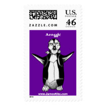 Frankenstein's Penguin: Arrggh! postage by serenitystudios Frankenstein's Penguin: Arrggh! postage