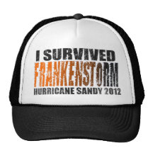 FRANKENSTORM Hurricane Sandy 2012 Distressed Hat