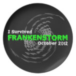 Frankenstorm Party Plates