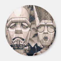 Frankentiki magnets