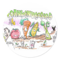 FrankenVeggies Millions Against Monsanto Stickers