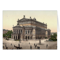 Frankfort Opera House Blank Card by MadLizzy Frankfort Opera House Blank Card