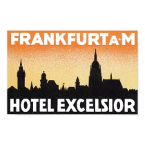 Frankfurt AM Hotel Excelsior posters