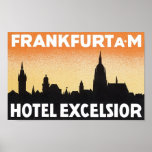 Frankfurt AM Hotel Excelsior Poster