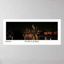 Frankfurt at Night Posters