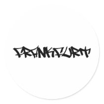 Frankfurt city icon stickers