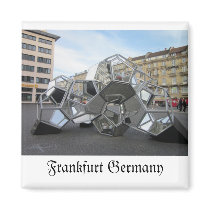 Frankfurt Germany Sculpture Fridge Magnets