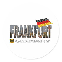 Frankfurt Germany Round Sticker