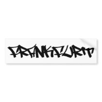 Frankfurt icon bumper stickers