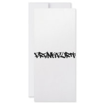 Frankfurt icon personalized rack card