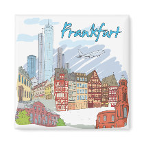 Frankfurt Refrigerator Magnets