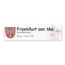 Frankfurt/Main 1 Bumper Sticker