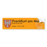 Frankfurt/Main 2 Bumper Sticker