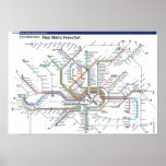 Frankfurt metro Poster