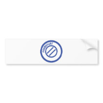 Frankfurt stamp bumper stickers by Tomaniac Frankfurt stamp bumper stickers