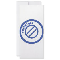 Frankfurt stamp rack card design