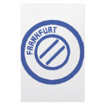 Frankfurt stamp stationery design