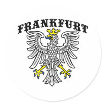 Frankfurt Round Sticker