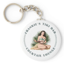 Frankie's Tiki Bar Hula Girl Key Chain