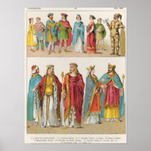 Frankish Dress Print
