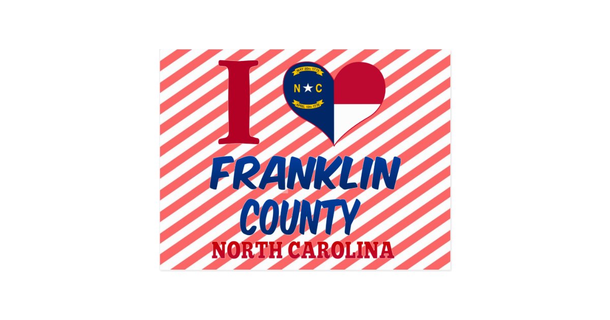 Franklin County, North Carolina Postcard Zazzle