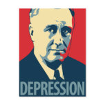 Franklin D. Roosevelt - Depression: OHP Postcard
