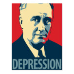 Franklin D. Roosevelt - Depression: OHP Postcard