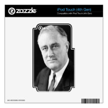 Franklin Delano Roosevelt iPod Touch 4G Decal