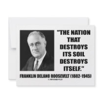 Franklin Delano Roosevelt Nation Destroys Its Soil invitations by unfinishedpolis Franklin Delano Roosevelt Nation Destroys Its Soil invitations