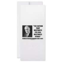 Franklin Delano Roosevelt Nation Destroys Its Soil rack cards by unfinishedpolis Franklin Delano Roosevelt Nation Destroys Its Soil rack cards