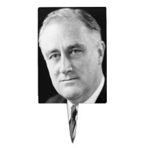 Franklin Delano Roosevelt Rectangle Cake Toppers