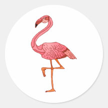 Franklin Flamingo Stickers