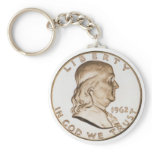 Franklin Half Dollar Key Chain
