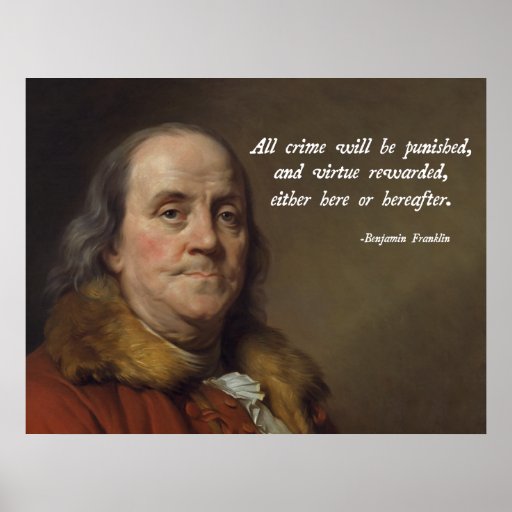 Franklin Judgment Print