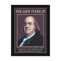 Franklin -Liberty Postcard
