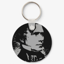 Franklin Pierce silhouette keychains