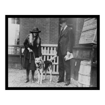 Franklin Roosevelt at the Dog Show 1920 posters by lc_vintagephotos Franklin Roosevelt at the Dog Show 1920 posters