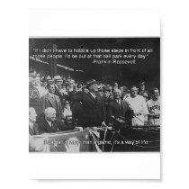 Franklin Roosevelt baseball poster posters