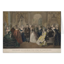 Franklin's Reception at the Court of France Greeting Cards