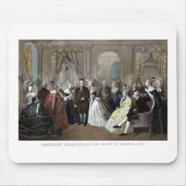 Franklin's Reception At The Court Of France Mouse Pads