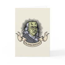 Franklinstein Greeting Card