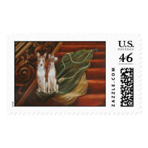 Frankly My Dear...   Basenji Dogs Stamp