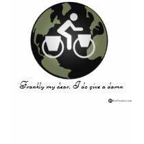 Frankly my dear, I do give a damn (biketravellers) t-shirts by biketravellers Frankly my dear, I do give a damn (biketravellers) t-shirts