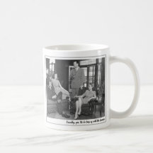 "Frankly, yes. We do keep up with the Joneses." Mugs