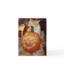 Frank's Pumpkin Greeting Card