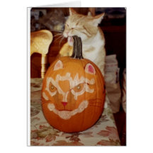 Frank's Pumpkin Greeting Card