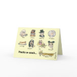 Franks So Much Thank You Funny Cartoon Card cards